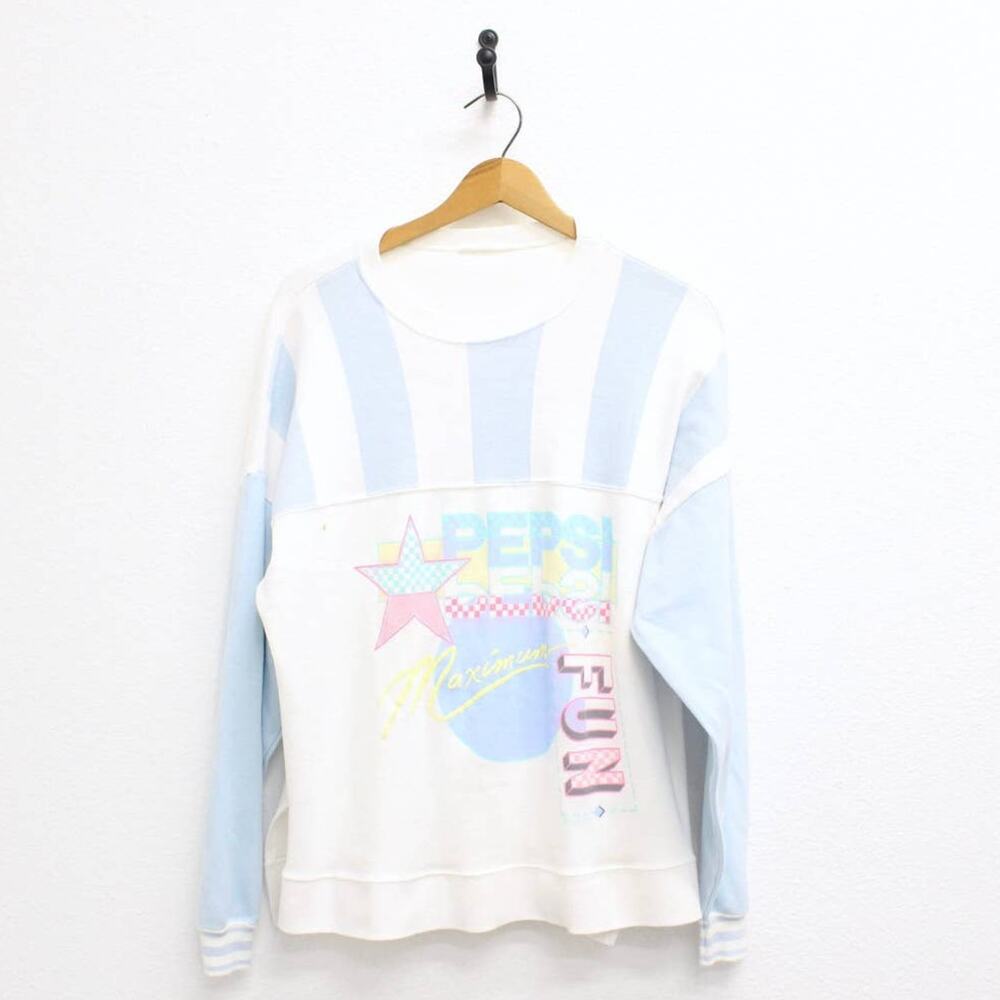 Vintage 90s Pepsi Maximum Fun Sweatshirt Men’s Large Soda Advertising
